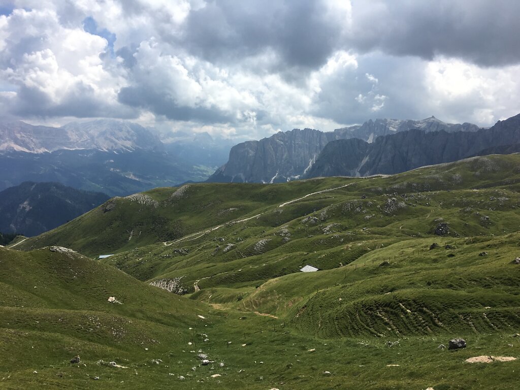 12.08.2018 Die Dolomiten sind erreicht