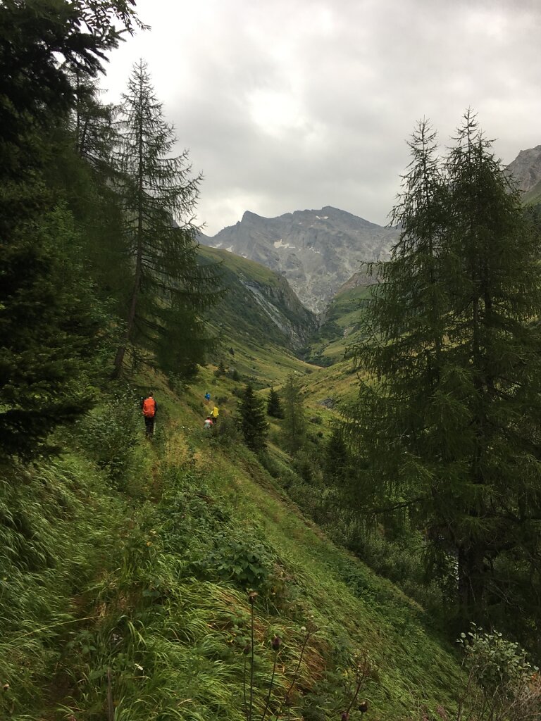 10.08.2018 Blick auf die Gliederscharte