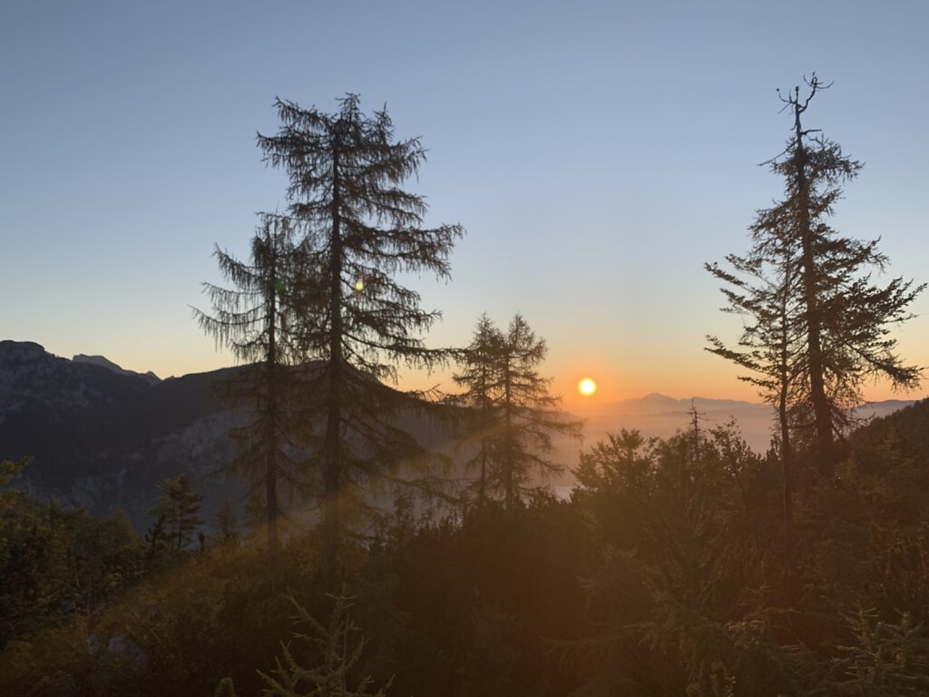 26.08.2021 Die Sonne begrüßt mich